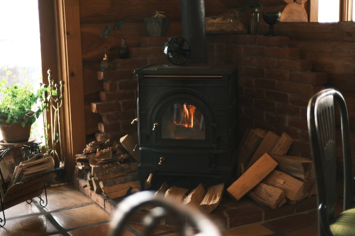 magnifique poêle à bois